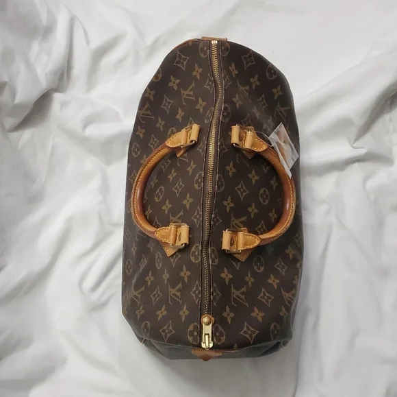 Authentic Classic Louis Vuitton Monogram Canvas Top Handle Bag - Picture 4 of 12